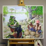 Guardians of the Mangrove Oyster, Preselected for The Columbia Threadneedle Prize 2015.