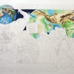 Making a start on the outlines of the borders