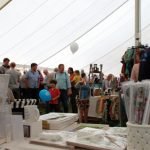 It was hot and busy in the Marquee