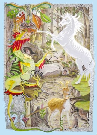 LIMITED EDITION FINE ART PRINT 1803 The Green Man’s Covert (Unicorn)