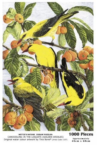 NETTIE'S NATURE PUZZLES: Canoodling in the Loquats 1000 piece £15