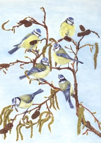 NETTIE'S NATURE PUZZLES: "Cheeky Chappies" (Blue Tits) 500 piece £15